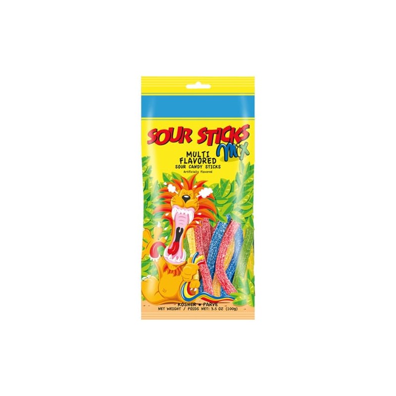 Snacktery Multi Flavored Sour Straws - Assorted Sour Candy Mix