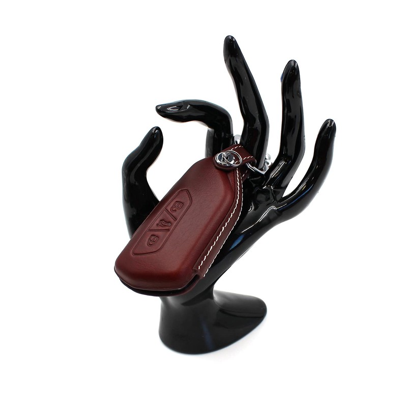 VF Key Case for 3-Button Car Key Leather Cover Key