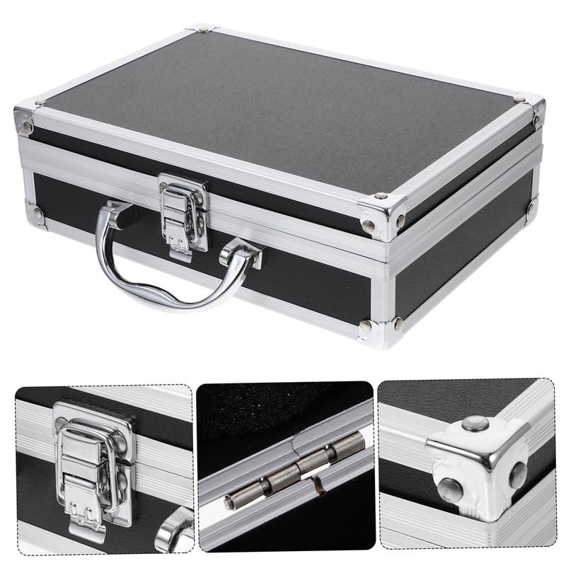 Mikinona Multi Functional Handheld Aluminium Tool Briefcase Durable Storage Box