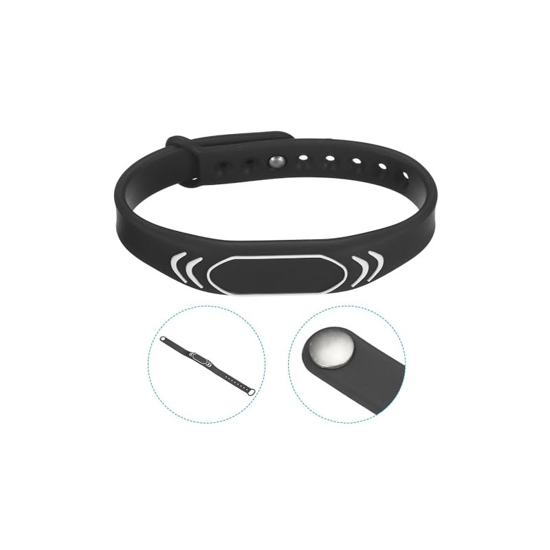 UID IC Wristband, Interchangeable, RFID, 13.56 mHz, 0 Sectors, Writeable,