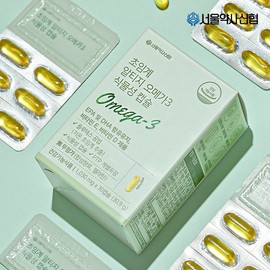 Seoul Pharmacists' Cooperative 서울약사신협 초임계 알티지 오메가3 식물성캡슐 30캡슐 12세트 Seoul Pharmacists Cooperative Supercritical RGT Omega-3 Plant-Based Capsules 30 Capsules 12 Sets