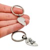 Split Hearts 'BEST B*TCHES' Matching Keychains Set for 2 (Stainless