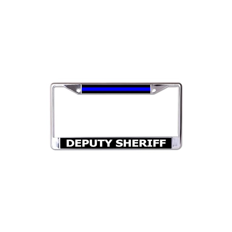 Deputy Sheriff Chrome License Plate Frame