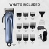 GA.MA GC910 Hair Clipper, Corded or Cordless, Ultra-Sharp Stainless Steel