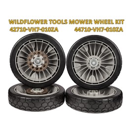 WILDFLOWER Tools Mower Wheels Kit, for Honda HRR216 & HRX217, x2 42710-VH7-010ZA, x2 44710-VH7-010ZA