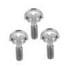 KOMBIUDA 3pcs Ring Mounting Screw for Camera Tripod Stainless Steel