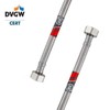 DVGW tested flexible hose 3/8 inch nut x 3/8 inch