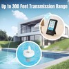 Raddy PT-3 Wi-Fi Pool Thermometer Floating Easy Read with 2