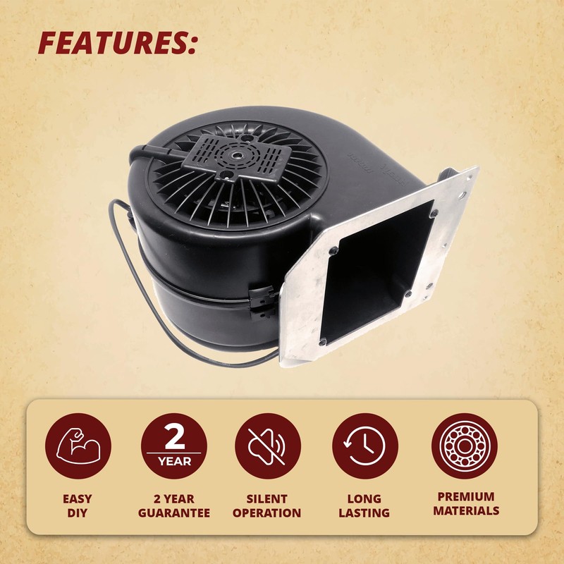 Pelpro Danson GlowBoy Pellet Stove Convection Blower Replacement, KS-5020-1052