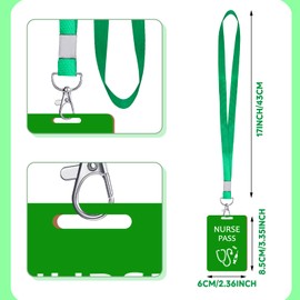 Sabary 6 Sets Hall Pass Lanyards and School Passes Set Unbreakable Wooden Bathroom Passes for Classrooms Hall, Restroom, Library, Office and Nurse School Teacher Supplies Gift(Bright Color)