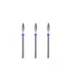 Natury Nails Set of 3 2.3mm Russian Manicure Cuticles Diamond