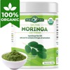 Pura Vida Moringa Powder - 100% Leaf Powder USDA Organic