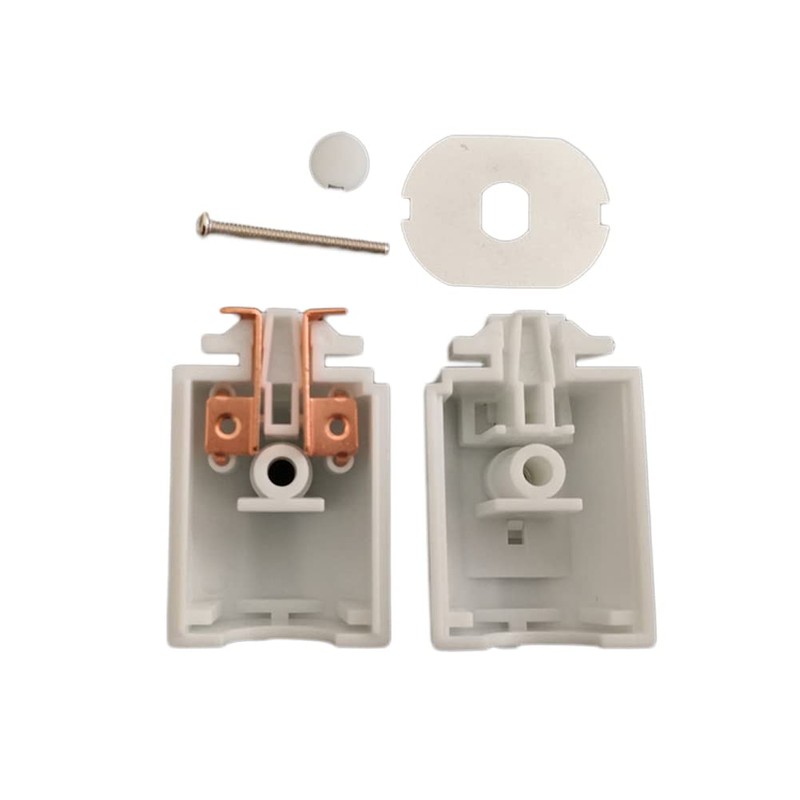 2pcs Lighting Rail Parts Pendant Socket Lighting Rail Socket Duct