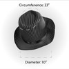 Squirrel Products White Pinstripe Gangster Hat Fedora