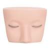 Lash Mannequin Head Elastic Realistic 3 Layer Lashes Eyelash Mannequin