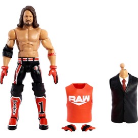 Mattel WWE AJ Styles Survivor Series Elite Collection Action Figure Rick Rude Build-A-Figure Parts, Collectible Gift for Ages 8 Years Old & Up