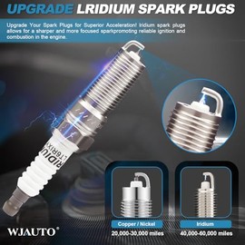 Bujías de iridio paquete de 6 bujías preseparadas OEM de repuesto para Ford Edge Explorer F150 Flex Fusion Mustang, Lincoln MKS MKT MKX MKZ, Mazda 6 C