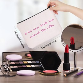 WCGXKO TV Show Inspired Makeup Bag Bride to Be Gift Wedding Day Gift for Reality TV Show Fans (Villa Bag CA)