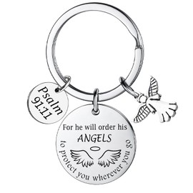 Aeiwjoi Bible Verse Keychain Gifts Christian Keychains Cross Keychain for Women Men Inspirational Gifts
