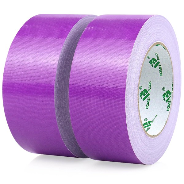 BOMEI PACK Purple Duct Tape, Heavy Duty Strong Industrial Duct