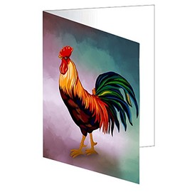 Doggie of the Day Rooster Special Holiday Greeting Cards with Envelope - Pet Invitation Cards Assortment Bulk Cute Puppy Dogs (20)