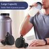 ZPSCXQ 3Pcs Protein Powder Container, Portable Formula Powder Pots, Leak-Proof