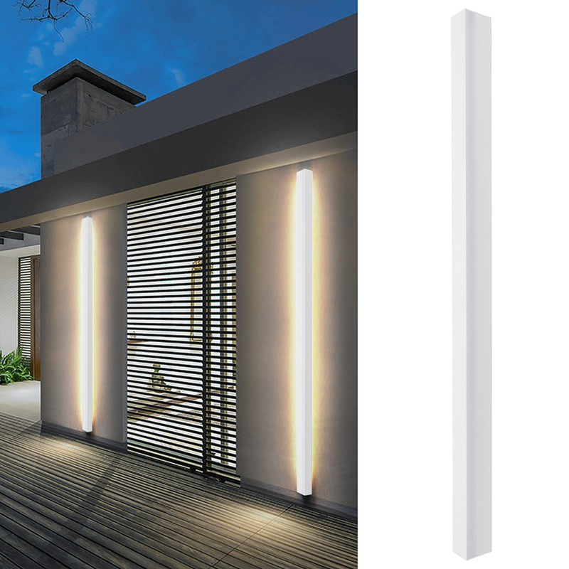 LED Long Strip Wall Light Waterproof Stylish Modern Long Wall