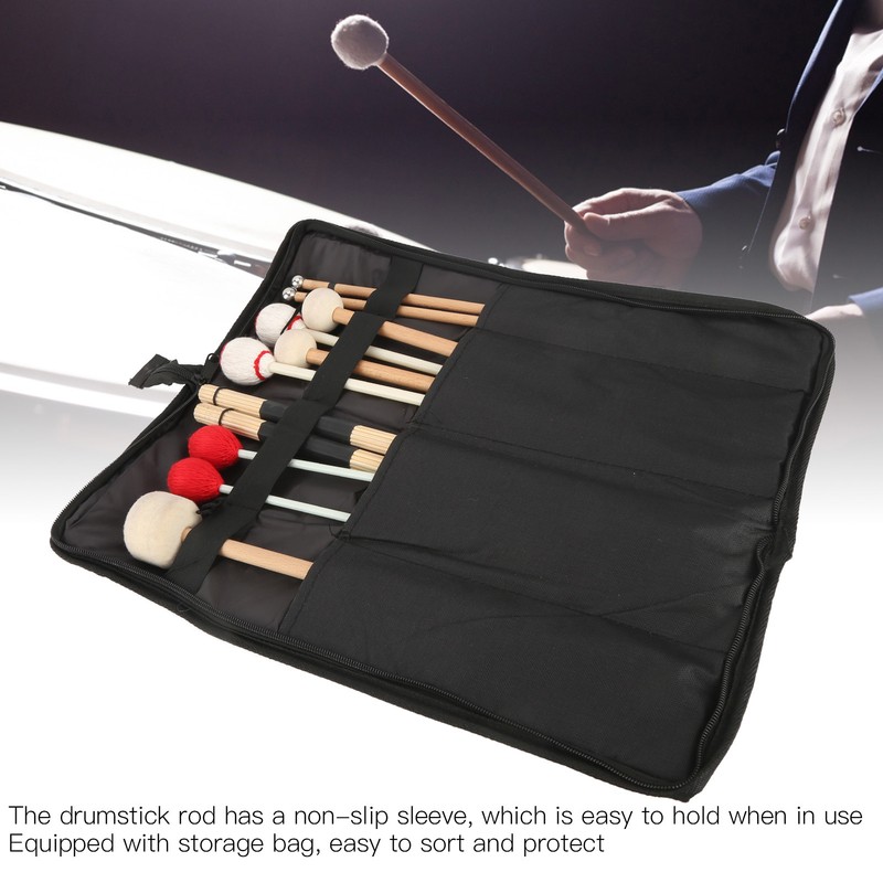 11Pcs Drumstick Set Snare Drum Percussion Tuning Hammer Instrument Training