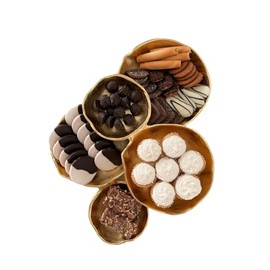 The Refined Dwelling 5 Cluster Serving Tray (Luxe Gold)