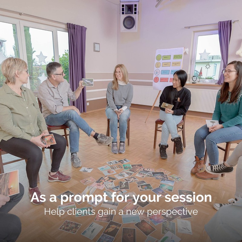 metaFox Life Design Postcards Pack 52 Cards for Coaching &