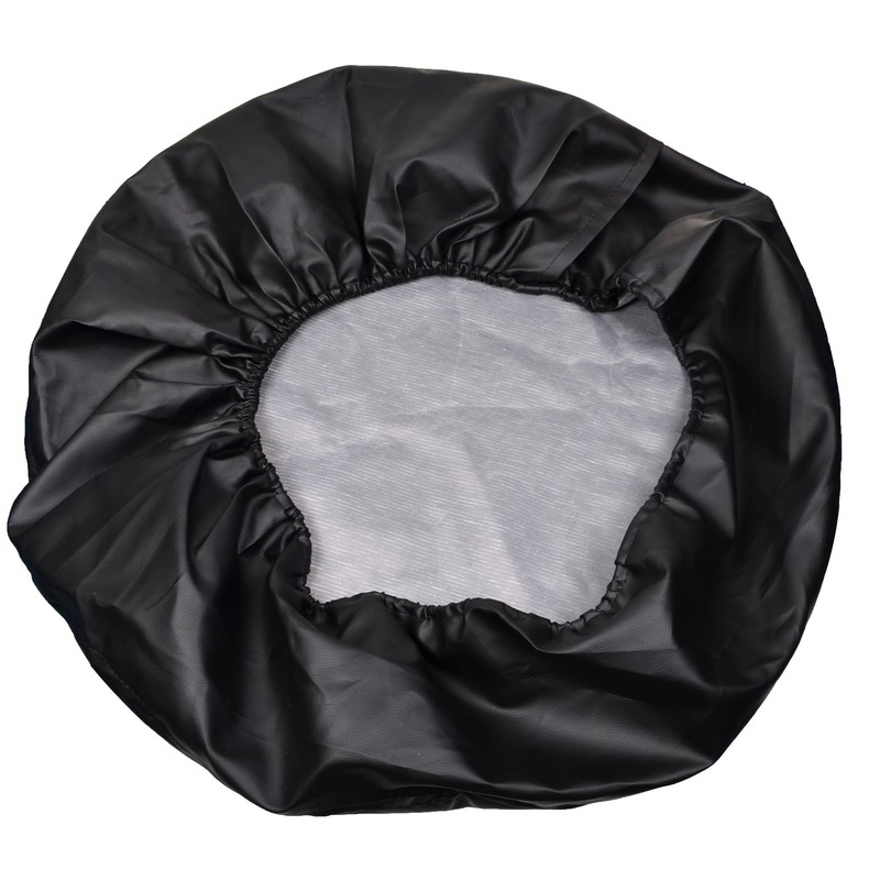 BCP Black Color PU Leather Spare Tire Cover (Fit 31-33