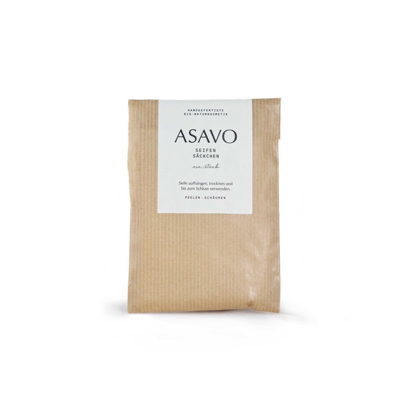 1 x ASAVO Handmade D Nylon Soap Bag (BPA Free)