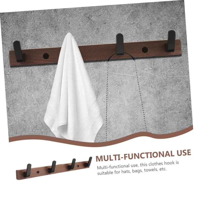 OUNONA Coat Rack for Wall Hook Coat Wall Mounted Coat