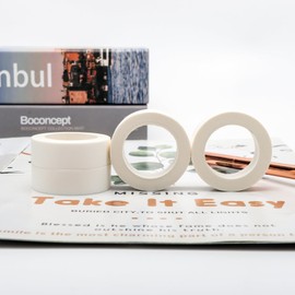 NatSumeBasics Solid Pink Washi Tapes 4pcs 32 Ft. Decorative Masking Tape Self-Adhesive Craft Tapes for Packaging Decor Journals Scrapbooks Planners DIY Gift (White Washi Tapes)