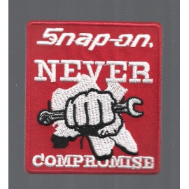 NEW 2 3/4 x 3 1/8" Snap On Iron on Patch Free Shipping