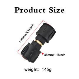 High Pressure Quick-Fitting for Karcher Hose Connector Gun Adapter, Karcher Pressure Washer Quick Release for Easy Garden Hose Connection