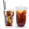 Keon Plastic Flasks - Leak-Proof, Reusable, Flexible Juice Drink Bags,