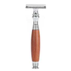 Classic Style Wooden Handle Double Blade Manual Razor for Man's Home Use 3#