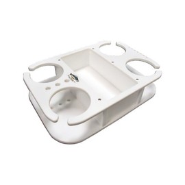 Deep Blue Marine BH-4 4 Drink Holder & Large Storage w/Suction Cups