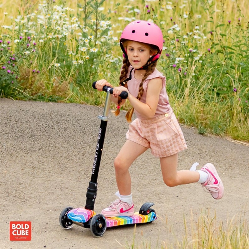 BOLDCUBE Big Fold | Three Wheel Scooter for Children Ages