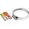 Safety-3 Strong All Stainless Steel Hose Band, Stainless Steel 40-60