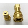 Clean Storm 5 Sets 1/4" Brass Quick Disconnect Coupler Carpet