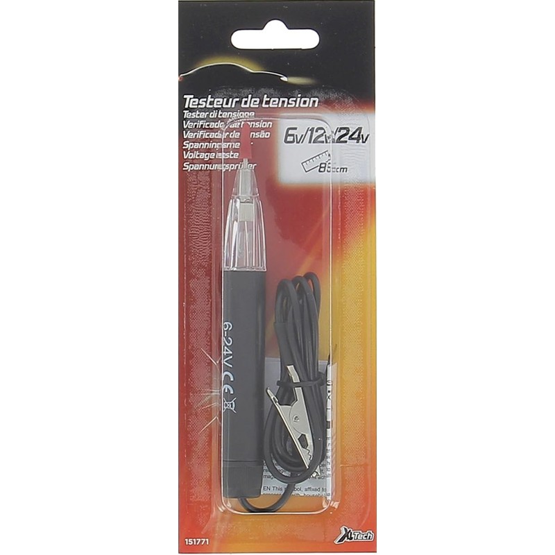 Voltage Tester/6 V/12 V and 24 V for Cars and
