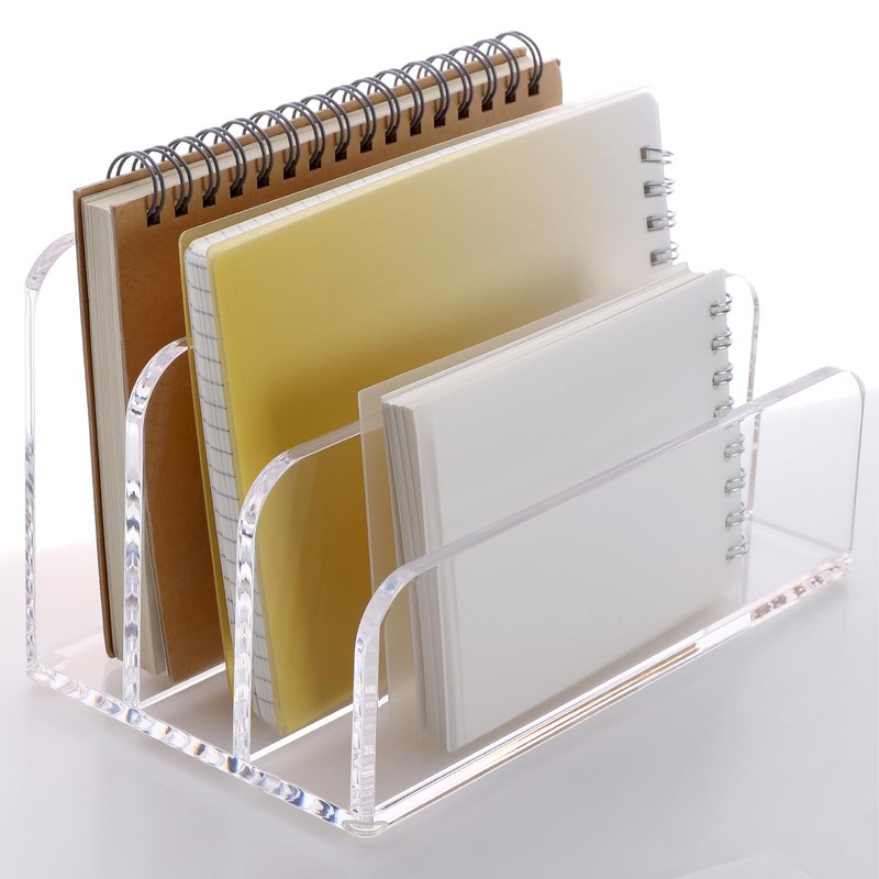 SANRUI 3 Compartments Mail Organizer Letter Holder for Desk ,Vertical