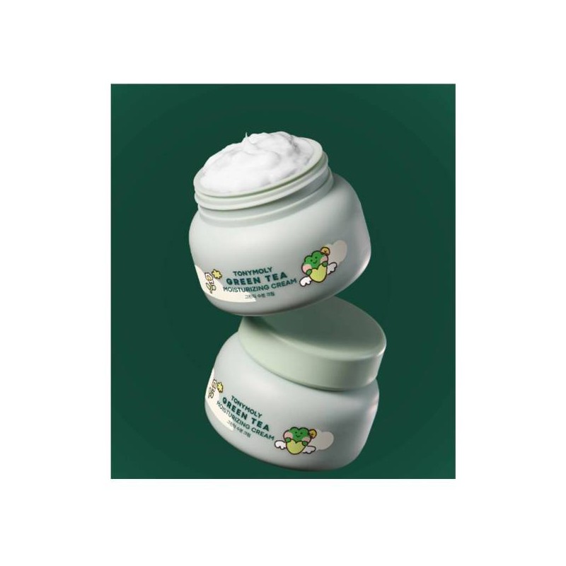 Green Tea Moisture Cream 100m (Cleansing Tissue) Hypoallergenic and mild