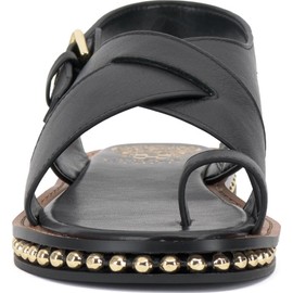 Vince Camuto Women's CIELA Flat Sandal, Black, 7.5