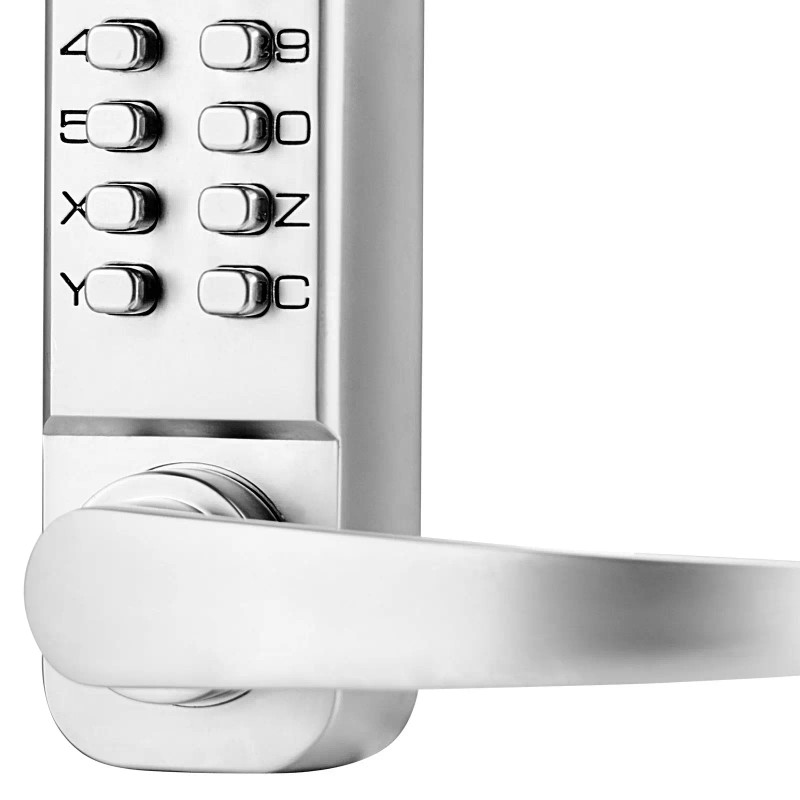 14-Key Mechanical Keyless Entry Smart Lock Double-Sided Stainless Steel Door