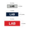 Signs ByLITA New Standard Lab Sign (Black) - Medium