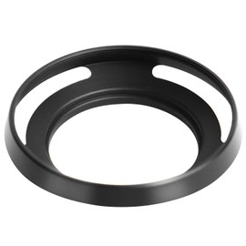 ZEROPORT JAPAN Metal Lens Hood 49mm Compatible with All Brands Wide-Angle Lens Slim Frame Design Screw-in Type Filter Diameter (49mm)