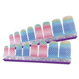 Color Street Nail Strips ~ ANY FIN GOES ~ Pedicure Set~ Retired ~ NIP